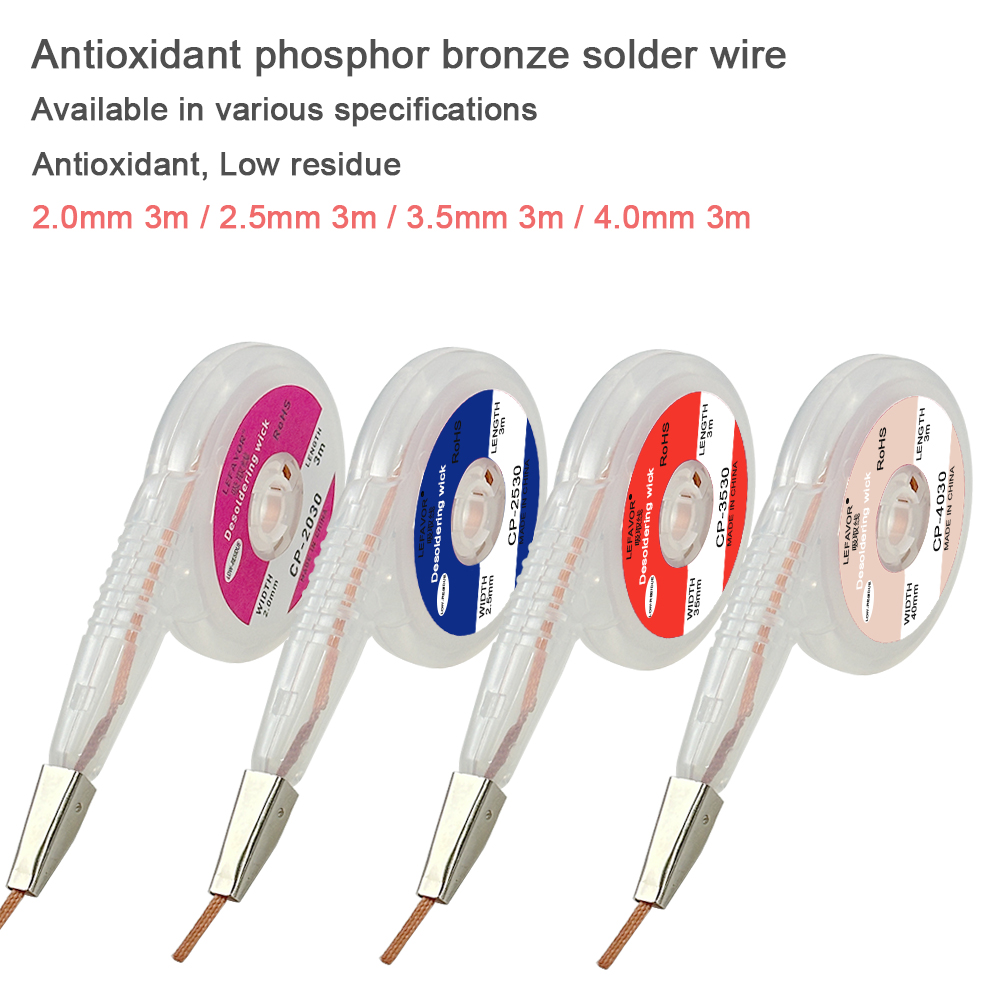 Solder Wick Braid - Сильная оплетка для распайки 1,5/2,0/2,5/3,0/3,5/4 мм,