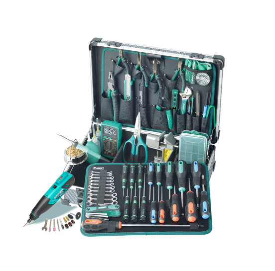 Electronics Repair Master - Набор инструментов PRO'SKIT PK-1900NH (220В, метрический)
