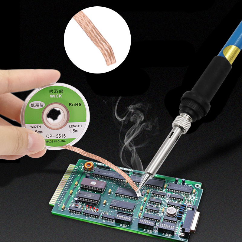 Сетка для распайки оплетки, св – обзор и цена Solder Wick Braid