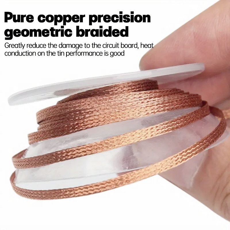 Медная проволока для пайки и д – обзор и цена Solder Wick Braid