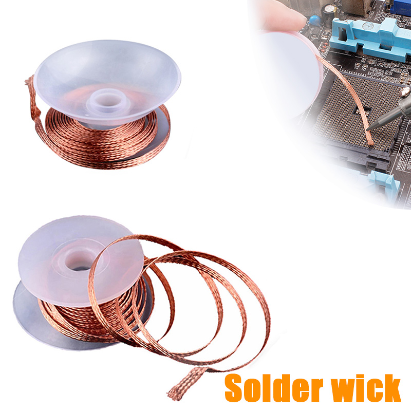 Фитиль для пайки, оплетка для  – обзор и цена Solder Wick Braid