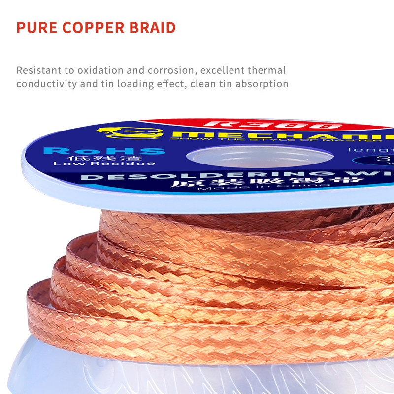 МЕХАНИК 1,0/1,5/2,0/2,5/3,0/3, – обзор и цена Solder Wick Braid