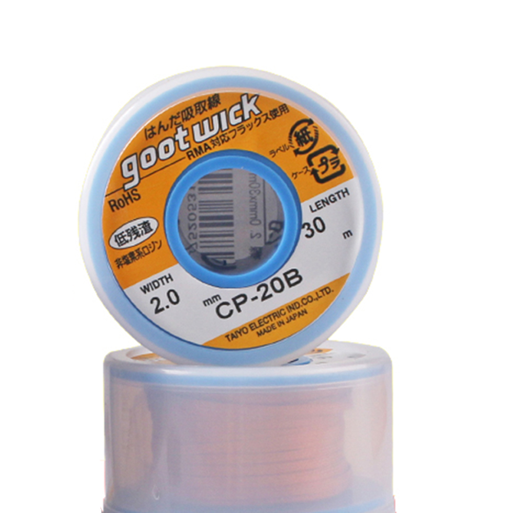 Фитиль для удаления припоя Goo – обзор и цена Solder Wick Braid