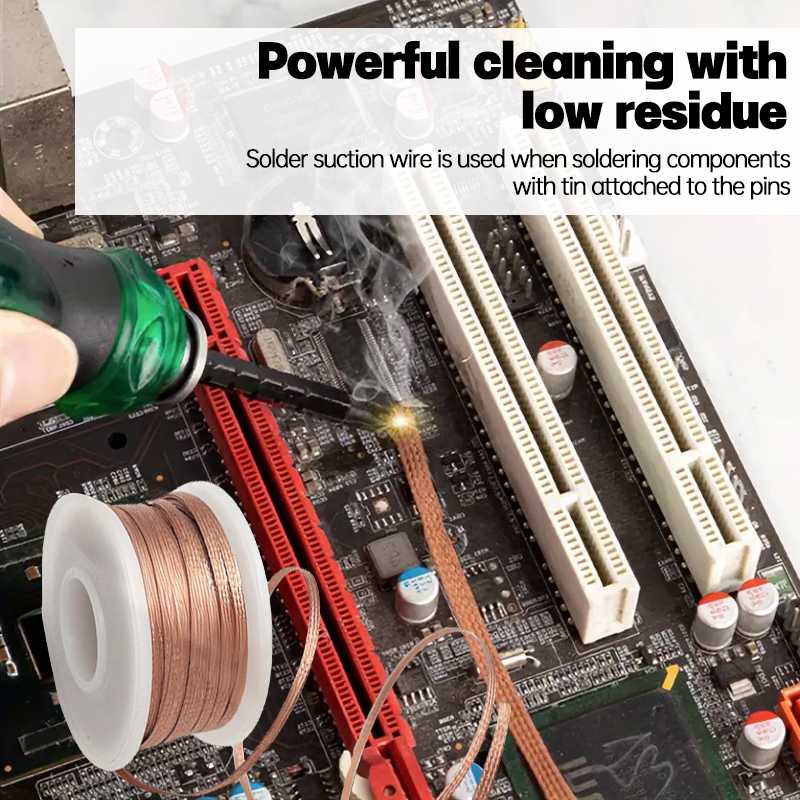 Медная проволока для удаления  – обзор и цена Solder Wick Braid
