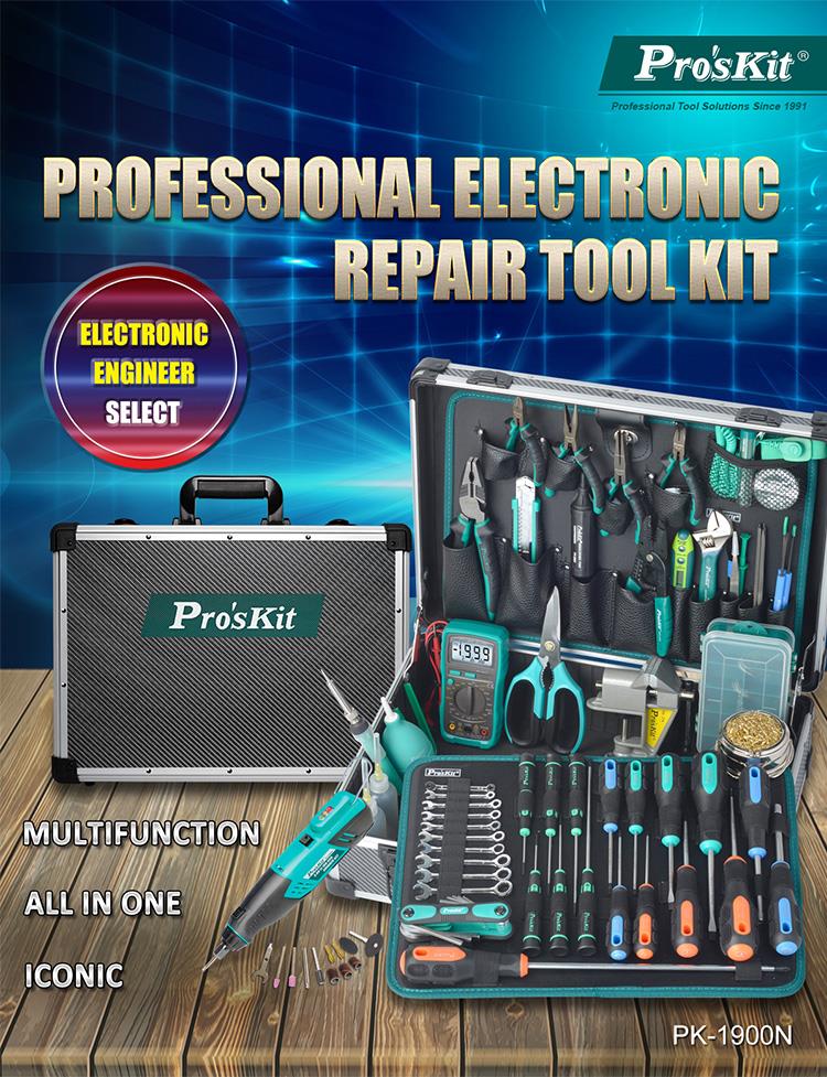 Набор инструментов PRO'SKIT PK – обзор и цена Electronics Repair Master